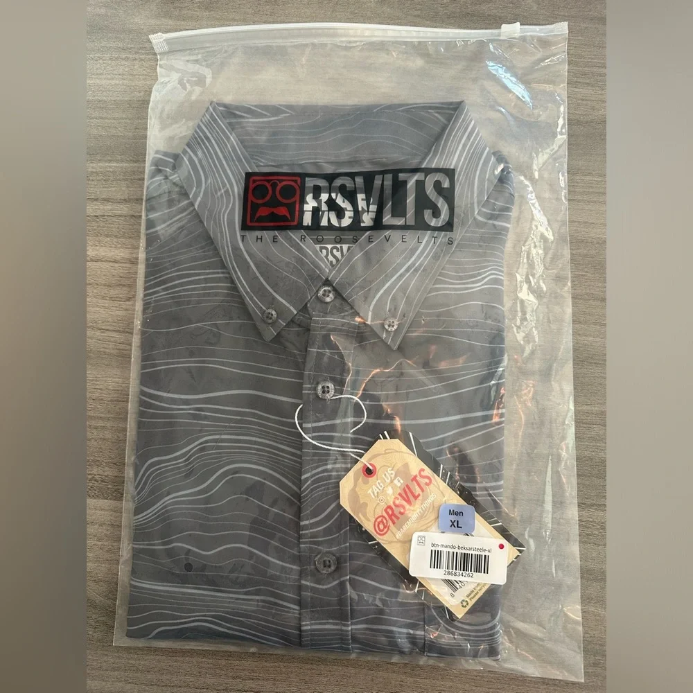 RSVLTS Gray Star Wars Short Sleeve Shirt - Picture 8 of 12